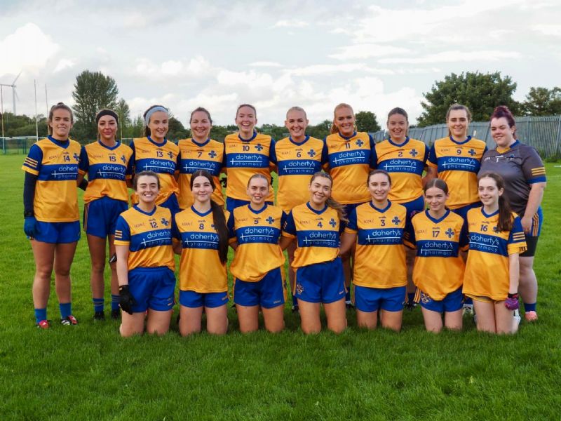 Senior Ladies Footballers sponsored by Doherty’s Pharmacy